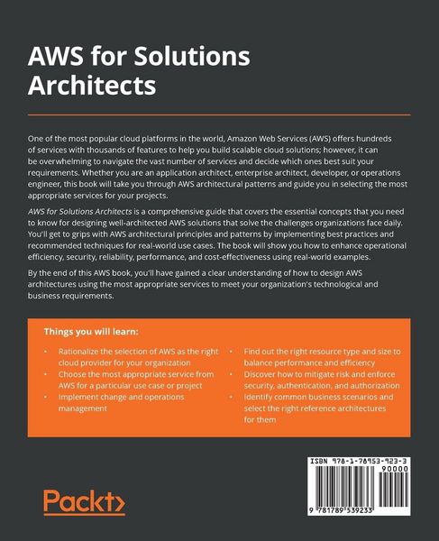 Produktbild: AWS for Solutions Architects