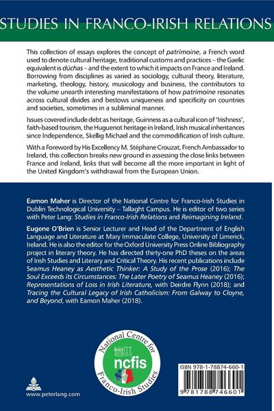 Produktbild: Patrimoine/Cultural Heritage in France and Ireland