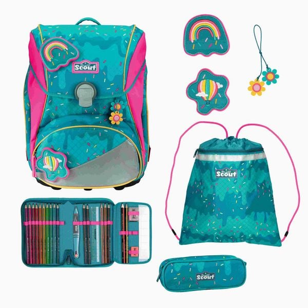 Produktbild: Scout Schulranzen Set Alpha, Schulranzen Set, 4tlg, Happy Confetti