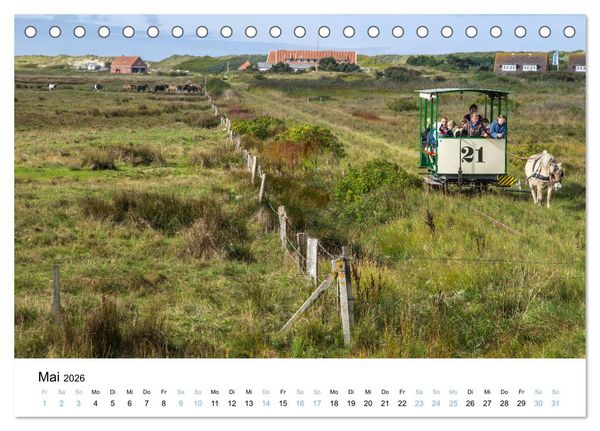 Produktbild: Lieblingsinsel Spiekeroog (Tischkalender 2026 DIN A5 quer), CALVENDO Monatskalender