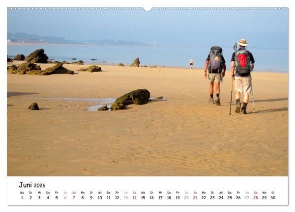 Produktbild: Camino del norte - K&uuml;stenweg (Wandkalender 2026 DIN A2 quer), CALVENDO Monatskalender