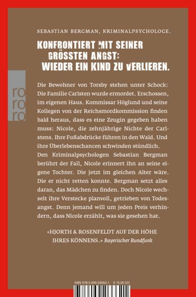 Produktbild: Das M&auml;dchen, das verstummte / Sebastian Bergman Band 4