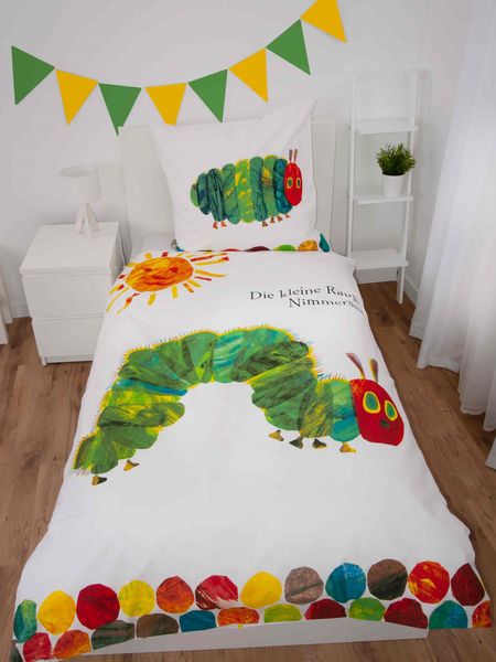 Produktbild: Raupe Nimmersatt Bettw. 80x80/135x200