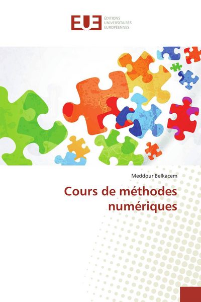 Produktbild: Cours de m&eacute;thodes num&eacute;riques