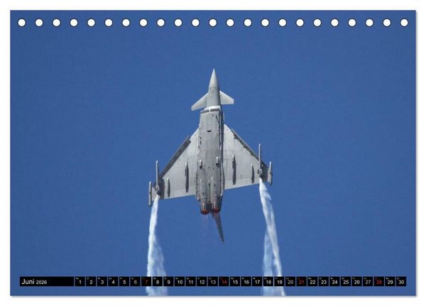 Produktbild: Augenblicke in der Luft: Eurofighter Typhoon (Tischkalender 2026 DIN A5 quer), CALVENDO Monatskalender