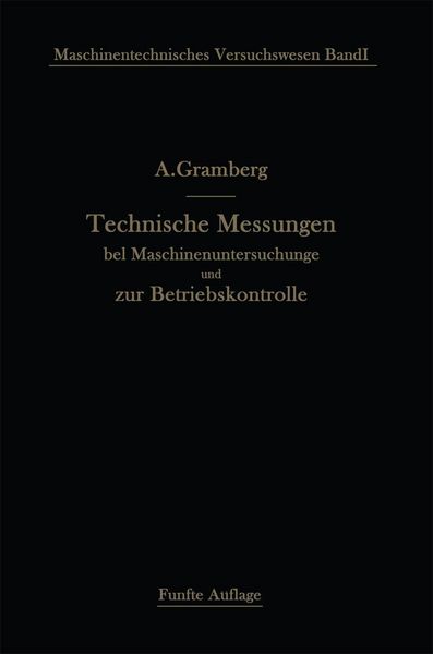 Produktbild: Technische Messungen bei Maschinenuntersuchungen und zur Betriebskontrolle