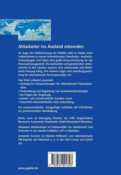 Produktbild: Mitarbeiter ins Ausland entsenden