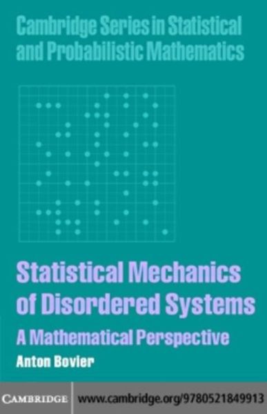 Produktbild: Statistical Mechanics of Disordered Systems