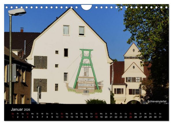 Produktbild: Gelsenkirchen 2026 (Wandkalender 2026 DIN A4 quer), CALVENDO Monatskalender