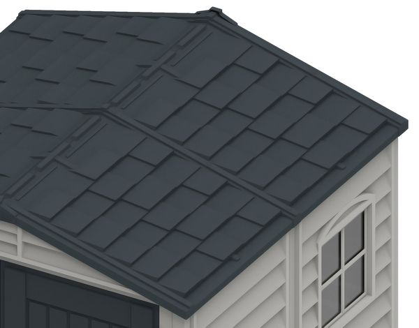 Produktbild: Kunststoff Ger&auml;tehaus 186x190 Gartenhaus Dreht&uuml;ren