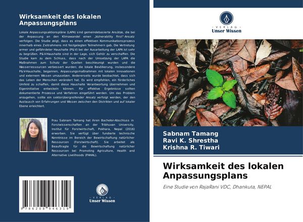 Produktbild: Wirksamkeit des lokalen Anpassungsplans