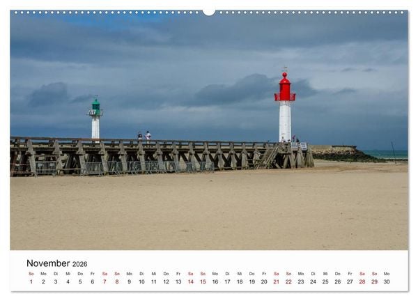 Produktbild: Unterwegs in der Normandie (Wandkalender 2026 DIN A2 quer), CALVENDO Monatskalender