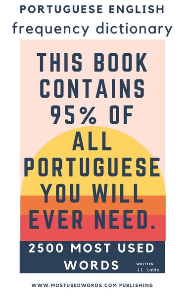 Produktbild: Portuguese English Frequency Dictionary - Essential Vocabulary - 2.500 Most Used Words