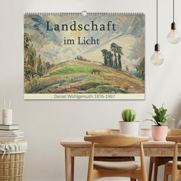 Produktbild: Landschaft im Licht. Daniel Wohlgemuth 1876-1967 (Wandkalender 2026 DIN A2 quer), CALVENDO Monatskalender