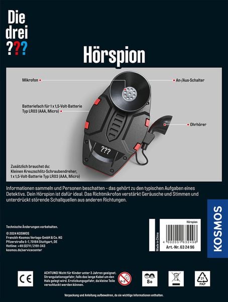 Produktbild: Die drei ??? H&ouml;rspion
