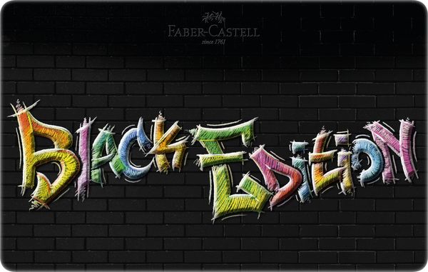 Produktbild: Faber-Castell Buntstifte Black Edition 36er Metalletui