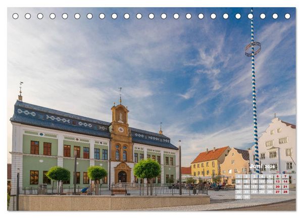 Produktbild: Hopfenland Holledau (Tischkalender 2026 DIN A5 quer), CALVENDO Monatskalender