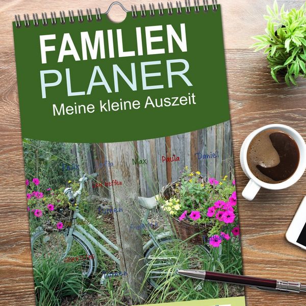 Produktbild: Familienplaner 2026 - Meine kleine Auszeit mit 5 Spalten (Wandkalender, 21 x 45 cm) CALVENDO