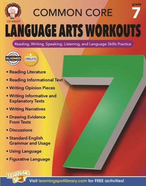 Produktbild: Common Core Language Arts Workouts, Grade 7