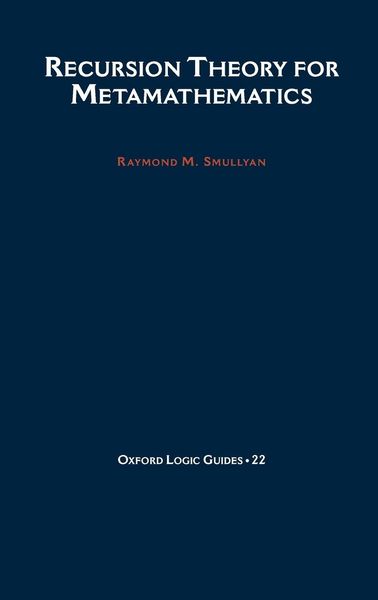 Produktbild: Recursion Theory for Metamathematics
