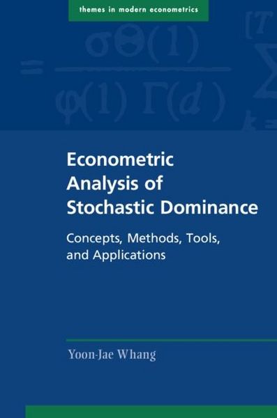 Produktbild: Econometric Analysis of Stochastic Dominance