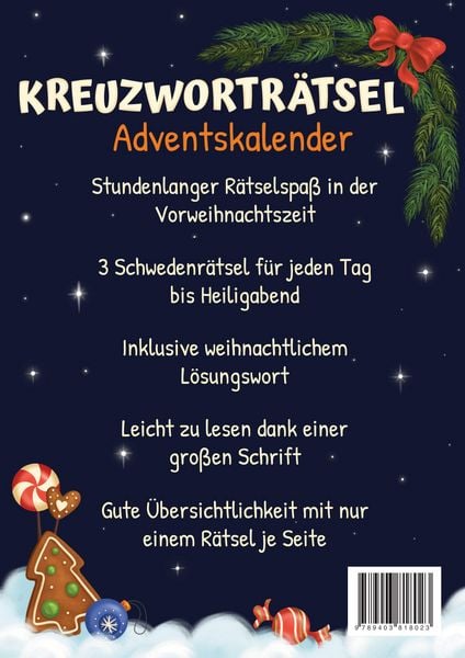 Produktbild: Kreuzwortr&auml;tsel Adventskalender