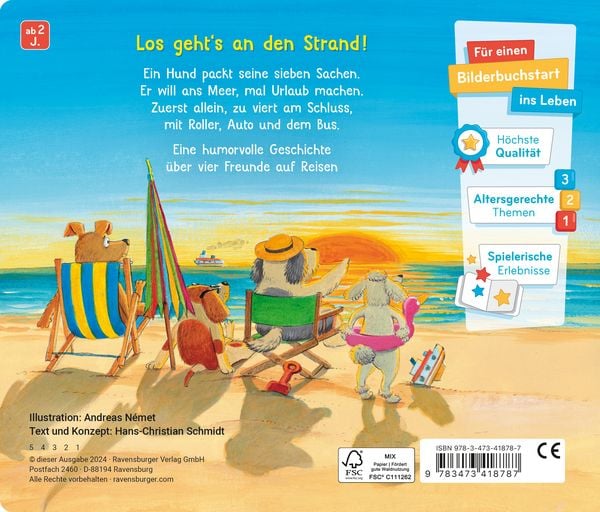 Produktbild: Vier Freunde wollen Urlaub machen