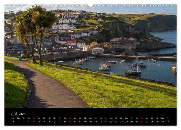 Produktbild: Englands K&uuml;sten 2026 (Wandkalender 2026 DIN A2 quer), CALVENDO Monatskalender