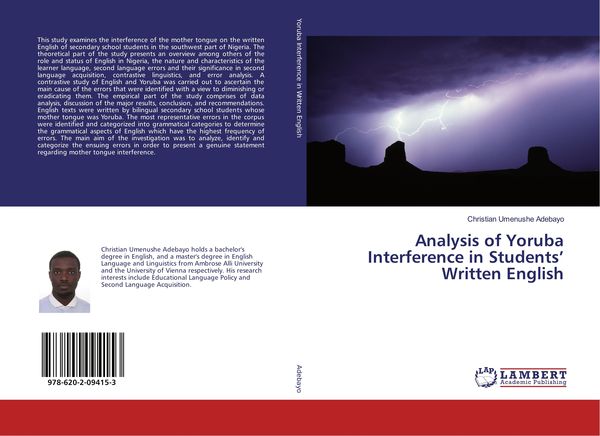 Produktbild: Analysis of Yoruba Interference in Students' Written English
