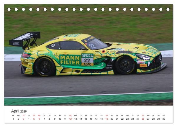Produktbild: Motorsport in Deutschland (Tischkalender 2026 DIN A5 quer), CALVENDO Monatskalender