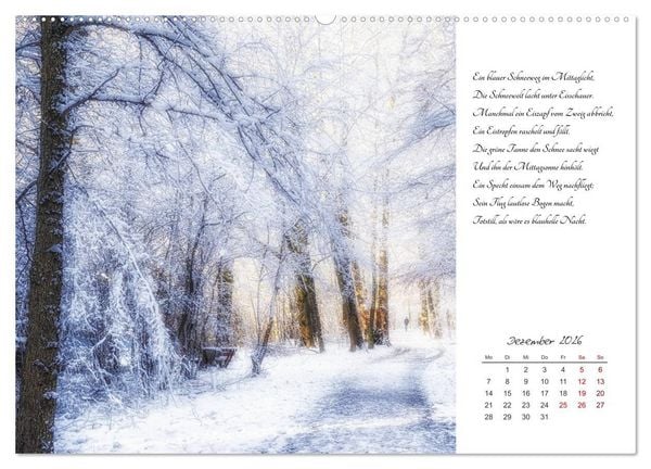 Produktbild: Max Dauthendey - Mit der Natur durchs Jahr (Wandkalender 2026 DIN A2 quer), CALVENDO Monatskalender