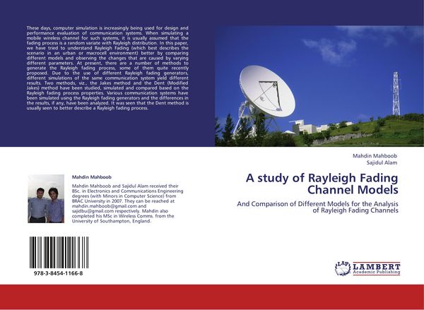 Produktbild: A study of Rayleigh Fading Channel Models