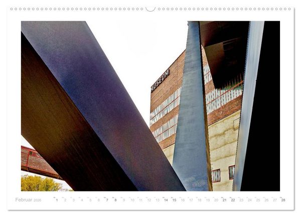 Produktbild: Zeche Zollverein. Weltkulturerbe. (hochwertiger Premium Wandkalender 2026 DIN A2 quer), Kunstdruck in Hochglanz