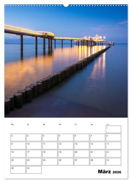 Produktbild: Usedom - Inseltraum im Norden (hochwertiger Premium Wandkalender 2026 DIN A2 hoch), Kunstdruck in Hochglanz