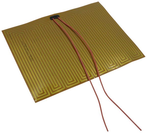 Produktbild: Thermo TECH Polyimid Heizfolie selbstklebend 24V 100W Schutzart IPX4 (L x B) 220mm x 176mm