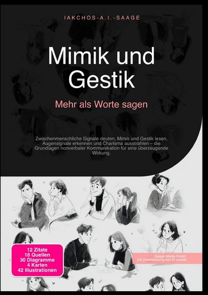 Mimik und Gestik: Mehr als Worte sagen, Taschenbuch von Iakchos A.I. Saage, Epubli, 9783565272150