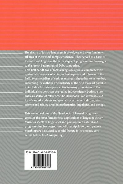 Produktbild: Handbook of Formal Languages