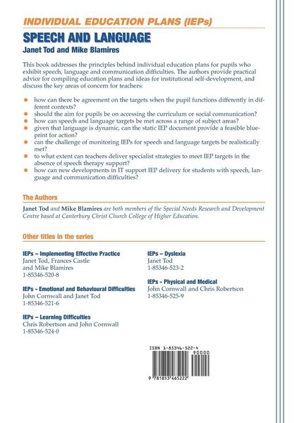 Produktbild: Individual Education Plans (IEPs)