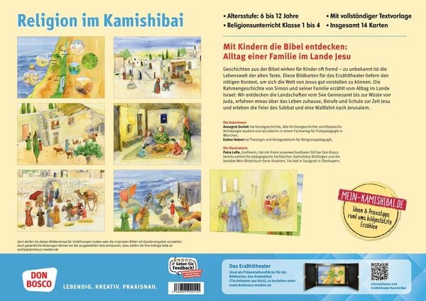 Produktbild: Wie lebten die Menschen zur Zeit Jesu? Kamishibai Bildkartenset