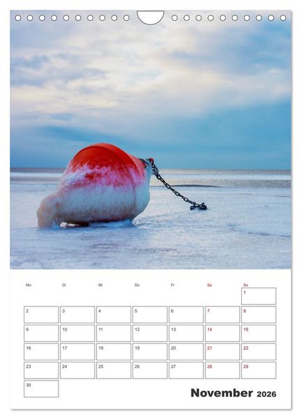 Produktbild: Sankt Peter-Ording Sonne, Strand und Meer (Wandkalender 2026 DIN A4 hoch), CALVENDO Monatskalender