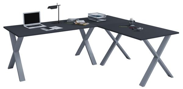 Produktbild: X Schreibtisch Eckschreibtisch L Form 130x130x50