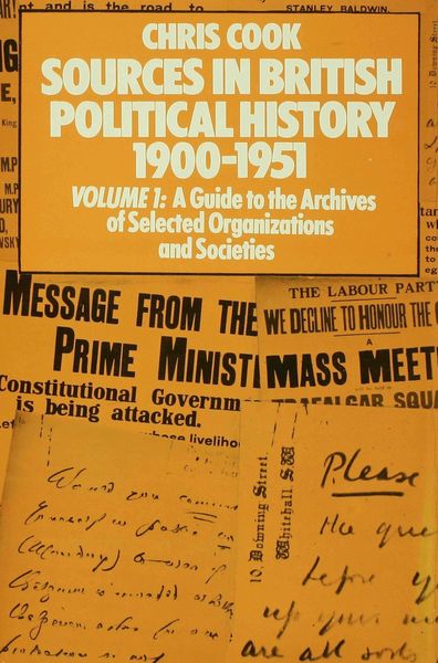 Produktbild: Sources in British Political History 1900&ndash;1951