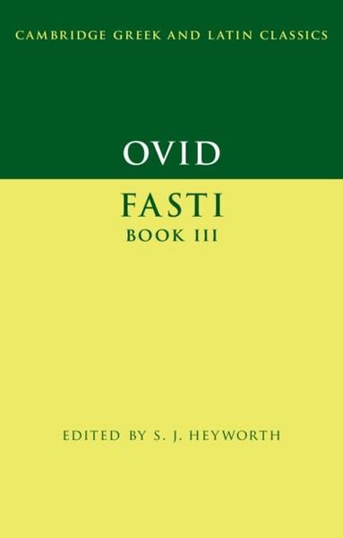 Produktbild: Ovid: Fasti Book 3