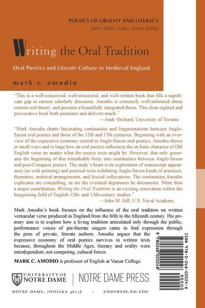 Produktbild: Writing the Oral Tradition