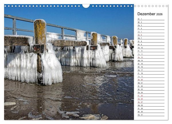 Produktbild: Ostseeheilbad Travem&uuml;nde - Die sch&ouml;nste Tochter L&uuml;becks (Wandkalender 2026 DIN A3 quer), CALVENDO Monatskalender