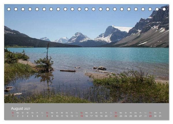 Produktbild: Rocky Mountains 2027 (Tischkalender 2027 DIN A5 quer), CALVENDO Monatskalender