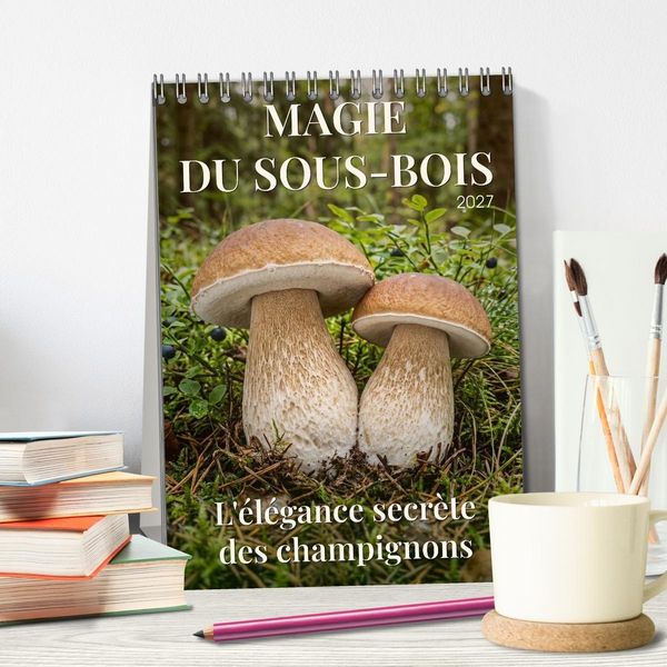 Produktbild: MAGIE DU SOUS-BOIS (Calendrier de bureau 2027 DIN A5 horizontal), CALVENDO calendrier mensuel