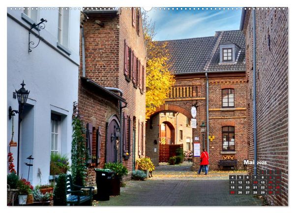 Produktbild: Das Mittelalter lebt - Impressionen aus Alt-Kaster (hochwertiger Premium Wandkalender 2026 DIN A2 quer), Kunstdruck in Hochglanz