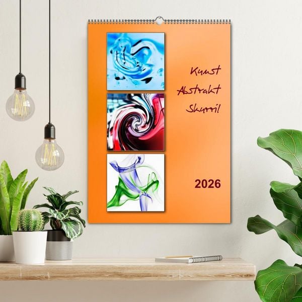 Produktbild: Kunst - Abstrakt - Skurril (Wandkalender 2026 DIN A2 hoch), CALVENDO Monatskalender
