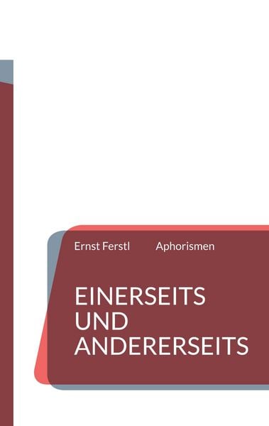 Produktbild: Einerseits und andererseits